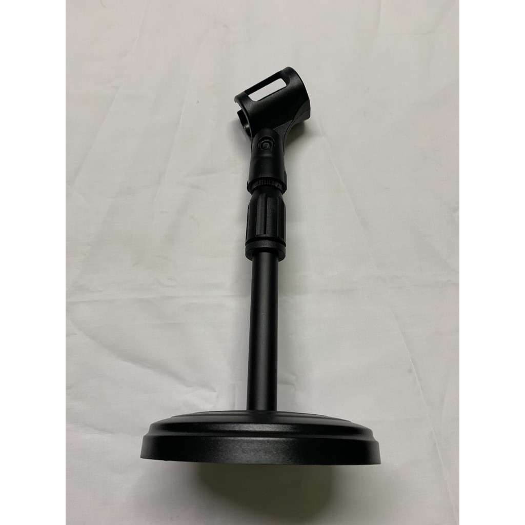 Chân Đế Micro Đứng Để Bàn Microphone Stand đế gang bọc nhựa kẹp nhựa