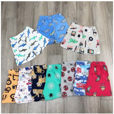 Quần đùi cotton bozip chất cotton co giãn hàng có sẵn