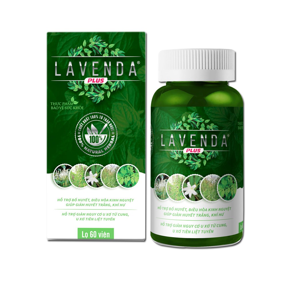 Lavenda Plus - Thực phẩm bảo vệ sức khỏe trợ các vấn đề phụ khoa, điều hòa kinh nguyệt, giảm huyết trắng, khí hư | BigBuy360 - bigbuy360.vn