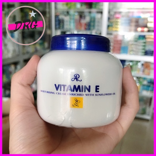 Kem dưỡng ẩm vitamin e Thái lan, kem vitamin e Thái lan nắp xanh chính hãng khối lượng 200g