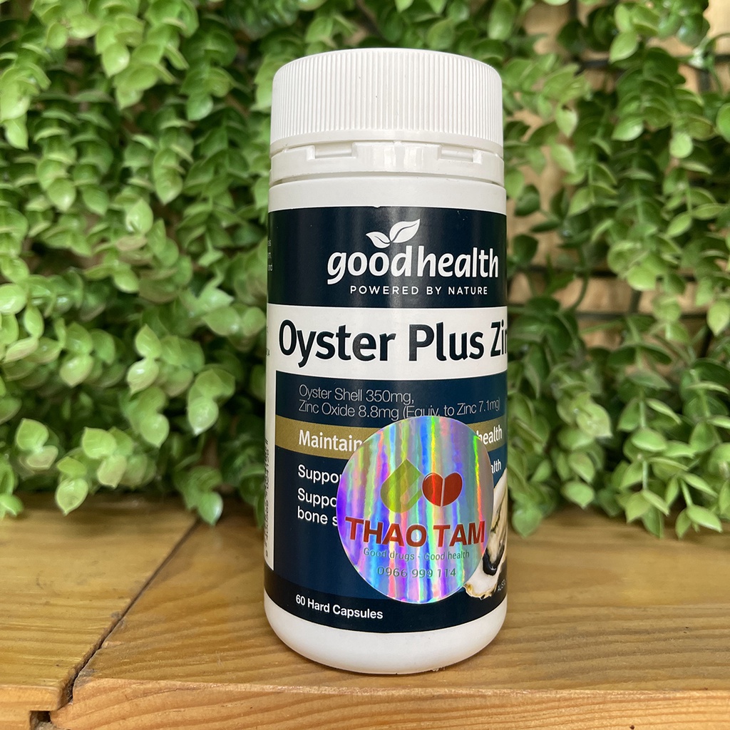 Tinh chất hàu biển Úc Oyster Plus Zinc tăng cường sinh lý & hỗ trợ nam giới Lọ 60 Viên