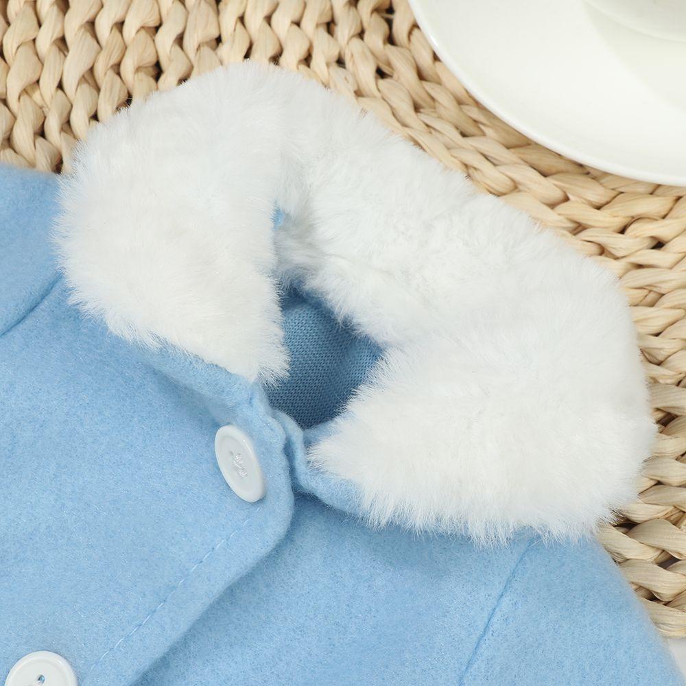 Áo Khoác Phao Cổ Lông Thời Trang Dành Cho Búp Bê Mỹ