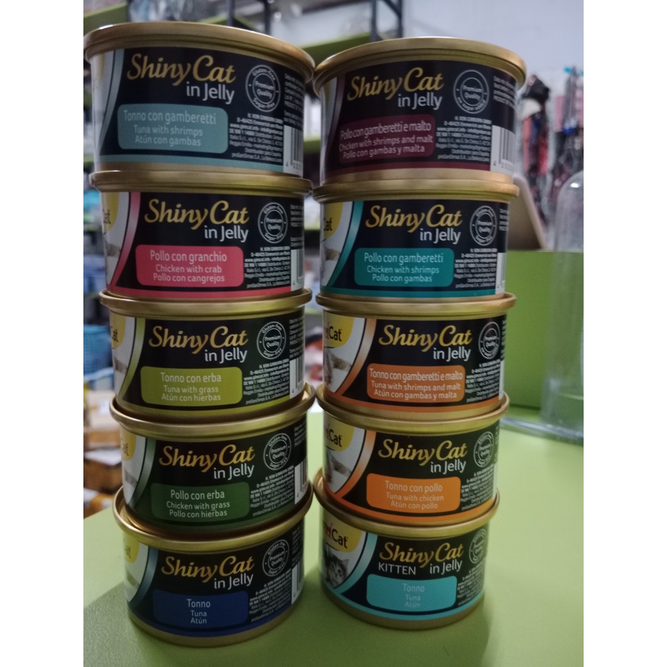 Pate cho mèo GimCat Shiny Cat Filet lon 70g