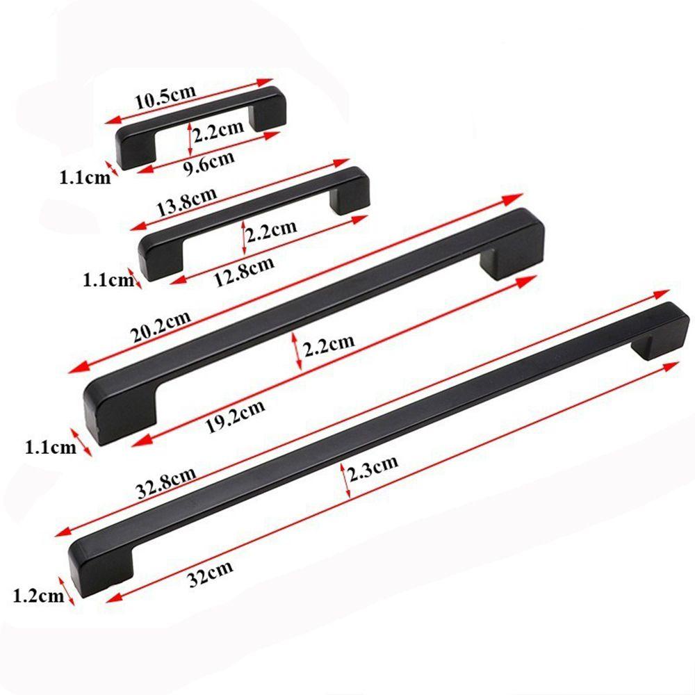 LLOYD Tay Nắm Cửa Bằng Hợp Kim Nhôm Màu Đen Phong Cách Hiện Đại