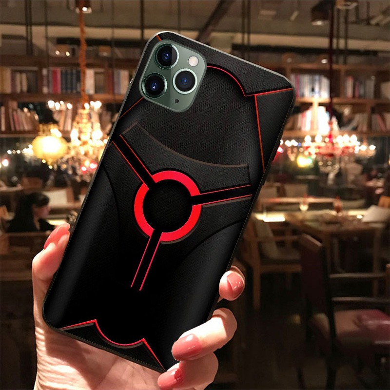 Ốp iphone 11 PRO/ 11 PRO MAX in hình laser red 3d siêu đẹp phủ kính cường lực