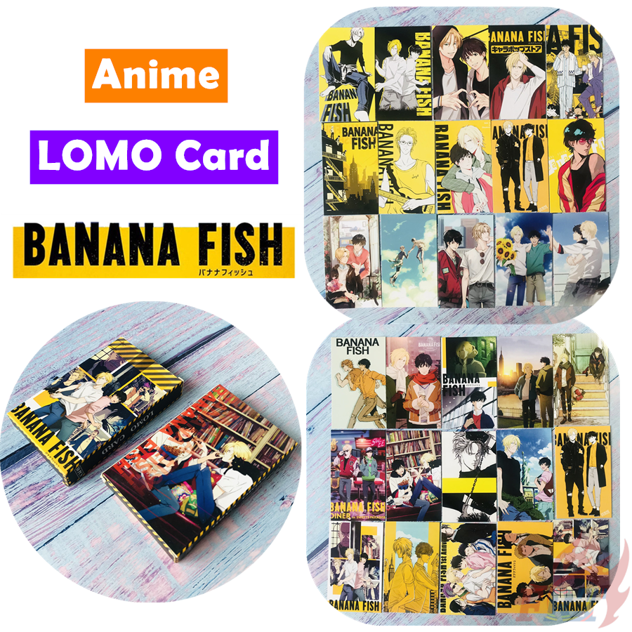 Set 30 Thẻ Ảnh Phim Hoạt Hình Banana Fish