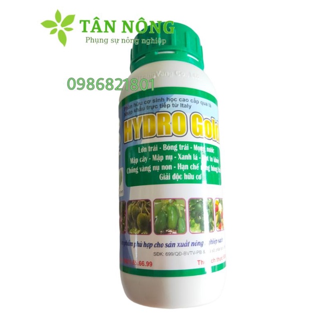 Phân bón lá HYDRO GOLD chai 500ml