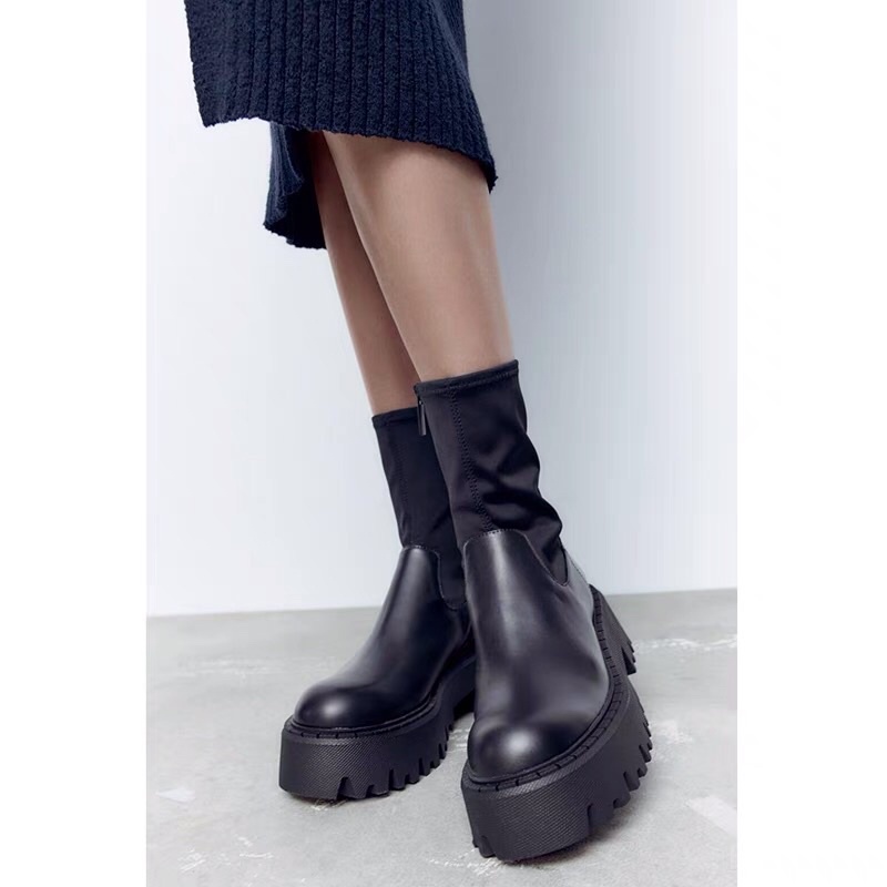 Chunky boots za.ra đế cao . ảnh thật
