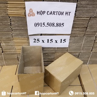 Thùng carton 25x15x15cm