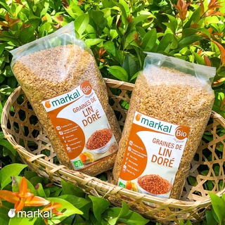 Hạt lanh vàng hữu cơ Markal 500g (Nhập khẩu Chính hãng)