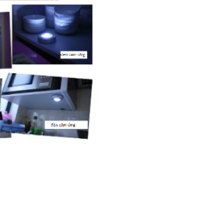 Đèn led tròn cảm ứng dùng pin