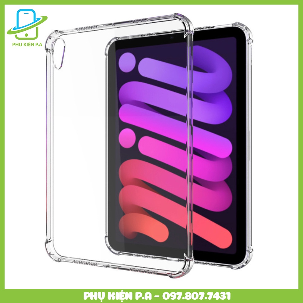 Ốp lưng silicon chống sốc cho iPad Pro 11/12.9, Air 1/2/3/4, Mini 1/2/3/4/5/6, Gen 2/3/4/5/6/7/8/9/10