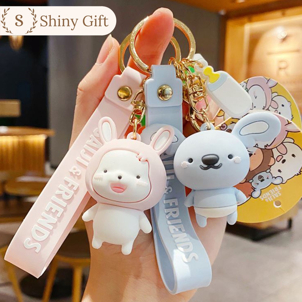 Móc khóa động vật siêu cute hot trend