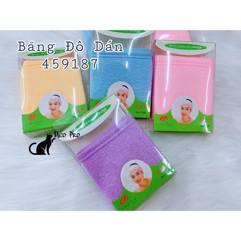 Băng đô dán rửa mặt - spa - makeup - nối mi