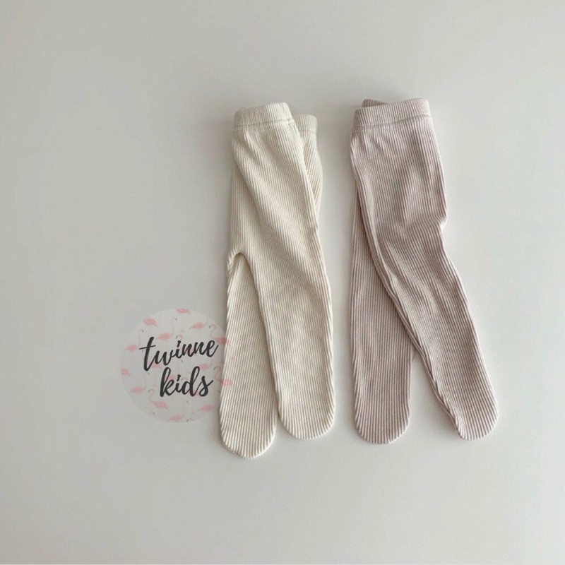 Quần legging, quần tất sơ sinh phong cách Hàn Quốc chất liệu cotton co giãn dành cho bé 3-24 tháng