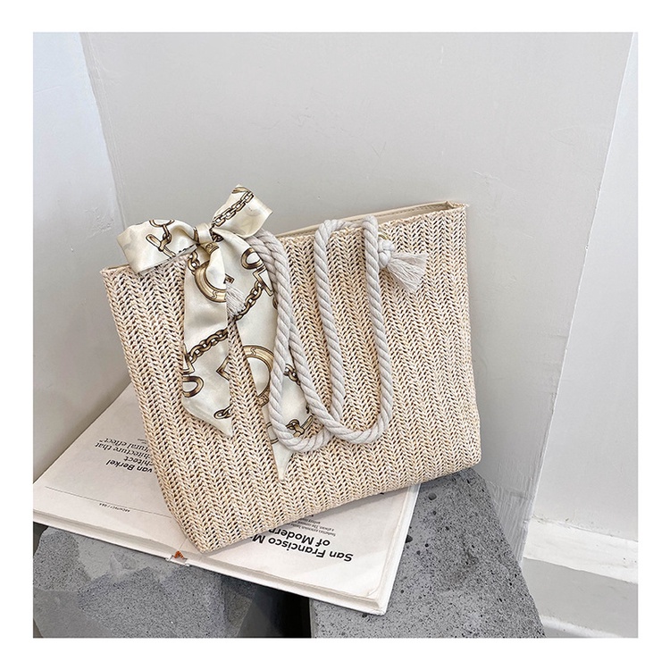 Túi Cói Tote Đẹp, Xách tay, Đeo Vai Đi Chơi, Đi Làm Thời Trang Havi TX043