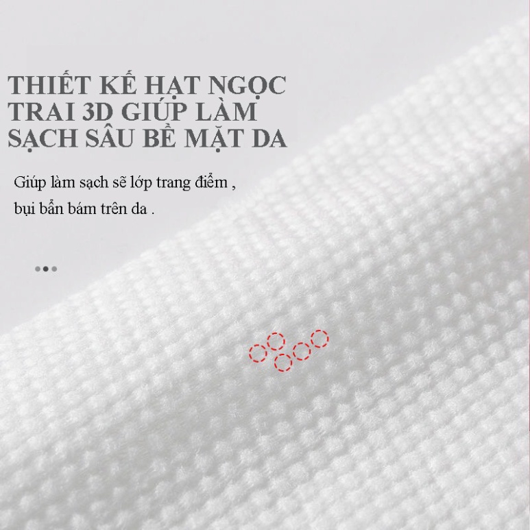Khăn lau mặt dùng 1 lần ANIMERRY cuộn 40 khăn - siêu mềm, thấm hút cực tốt -  Acosmetics, 50g