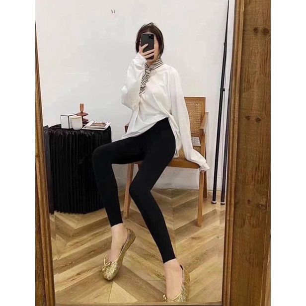 Quần legging nữ dáng dài cạp cao , tôn dáng hàn quốc