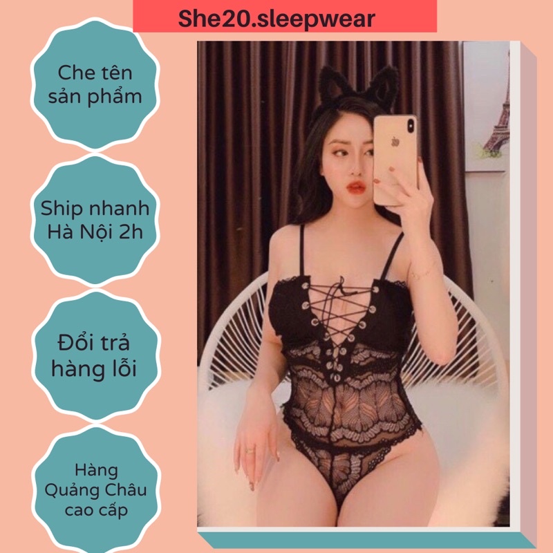 Bodysuit đan ren sexy siêu phẩm BDS1