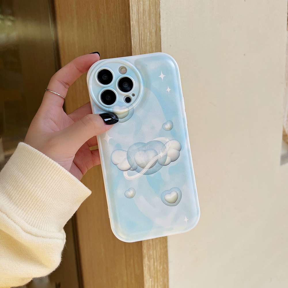ốp iphone Cánh 3D Trái tim TPu Silicone Case Điện thoại iPhone 11 Pro Max X Xr Xs 7 8 14 Plus Se 2020 12 pro max 13 mini