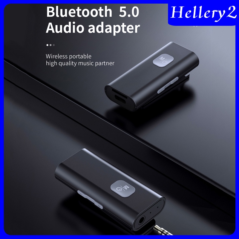 Bộ 2 Thiết Bị Nhận Tín Hiệu Âm Thanh Bluetooth 5.0 Kèm Mic Cho Xe Hơi / Tv / Pc Dễ Sử Dụng