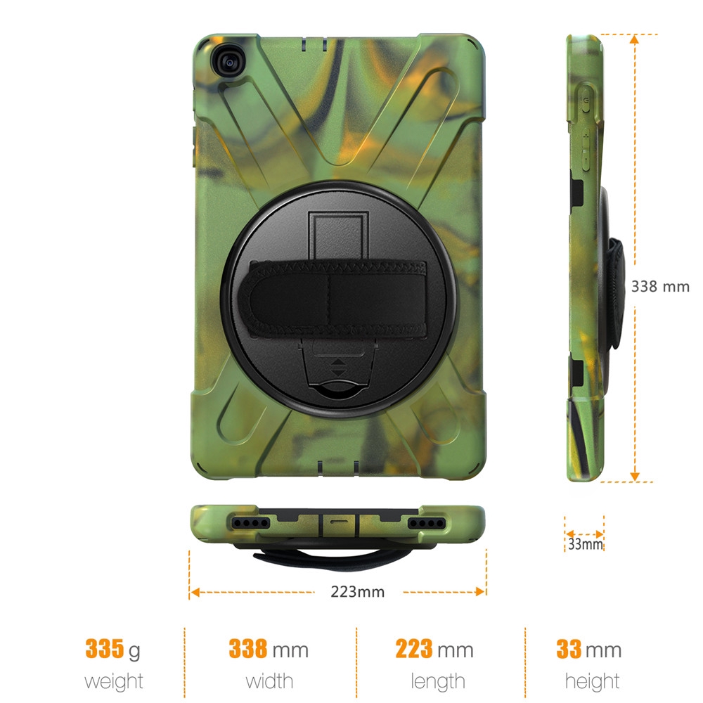 Bao đựng máy tính bảng bằng cao su chống sốc có dây đeo vai và cổ tay cho iPad Mini 1/2/3/4/5/6 Air 2 | BigBuy360 - bigbuy360.vn