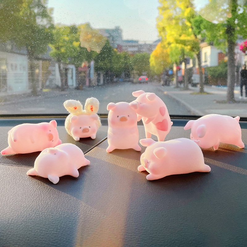 Đồ trang trí Chú Heo Hồng Mini Dễ Thương Dùng Để Trang Trí Phòng Ngủ