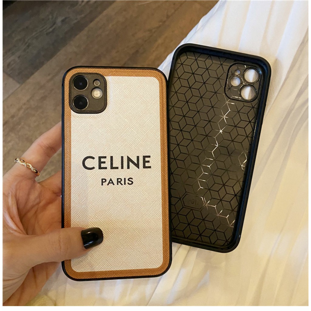 Celine Ốp Điện Thoại Da Cao Cấp Cho Iphone 11 12 Pro Xr Xmax I8 7plus | BigBuy360 - bigbuy360.vn