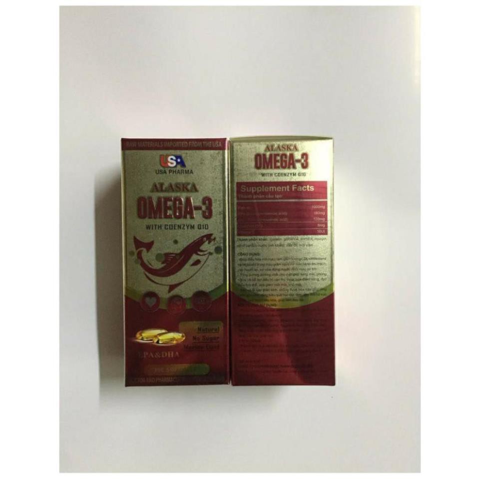 Dầu Cá Alaska Omega 3  - Bổ Não, Tăng Cường Thị Lực, Giảm Nguy Cơ Mắc Bệnh Tim Mạch