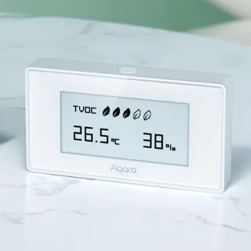 Cảm biến Aqara TVOC Air Quality Monitor - Đo chất lượng không khí, Nhiệt độ và Độ ẩm, Cảnh báo ôi nhiễm, BH 12 tháng