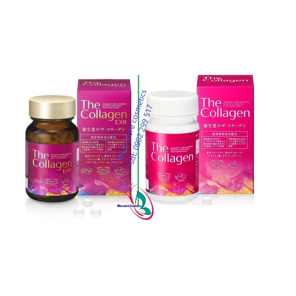 The collagen Shiseido EX+EXR dạng viên 126v (Mẫu mới) (Nhật Bản-Auth)