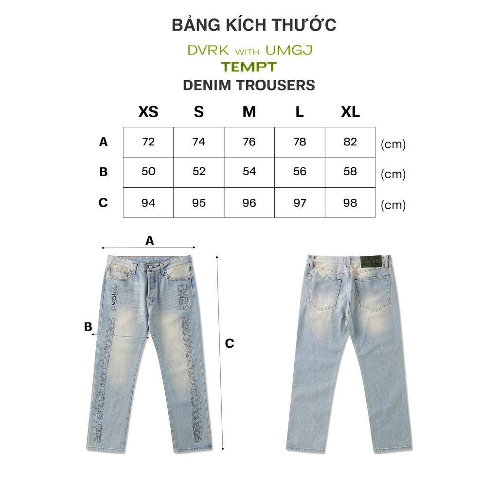 DVRK - Quần jeans TEMPT