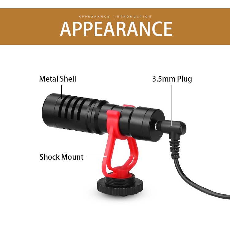 Microphone Minigun | Mic thu âm cho camera hành động GoPro | DJI | điện thoại