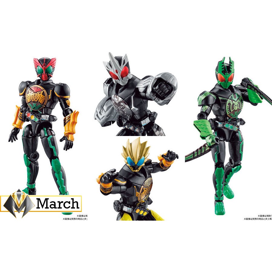 [Mới-có sẵn] Mô hình SODO Kamen Rider OOO Tatoba, Gatakiriba, Latorartar, Sagozo Combo và tay Ankh