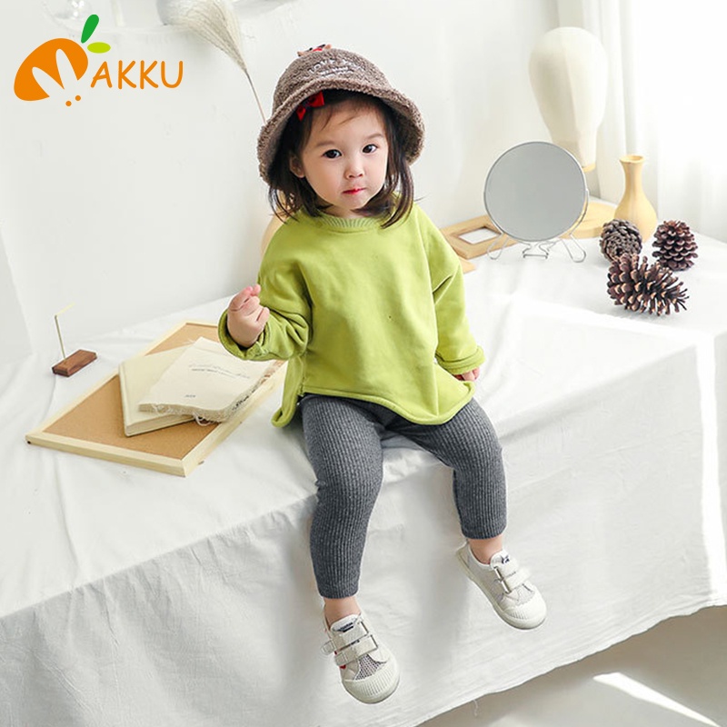 Quần cho bé legging cô gái pant cậu bé ấm áp leggings dưới thời trang dễ thương bông AKKU