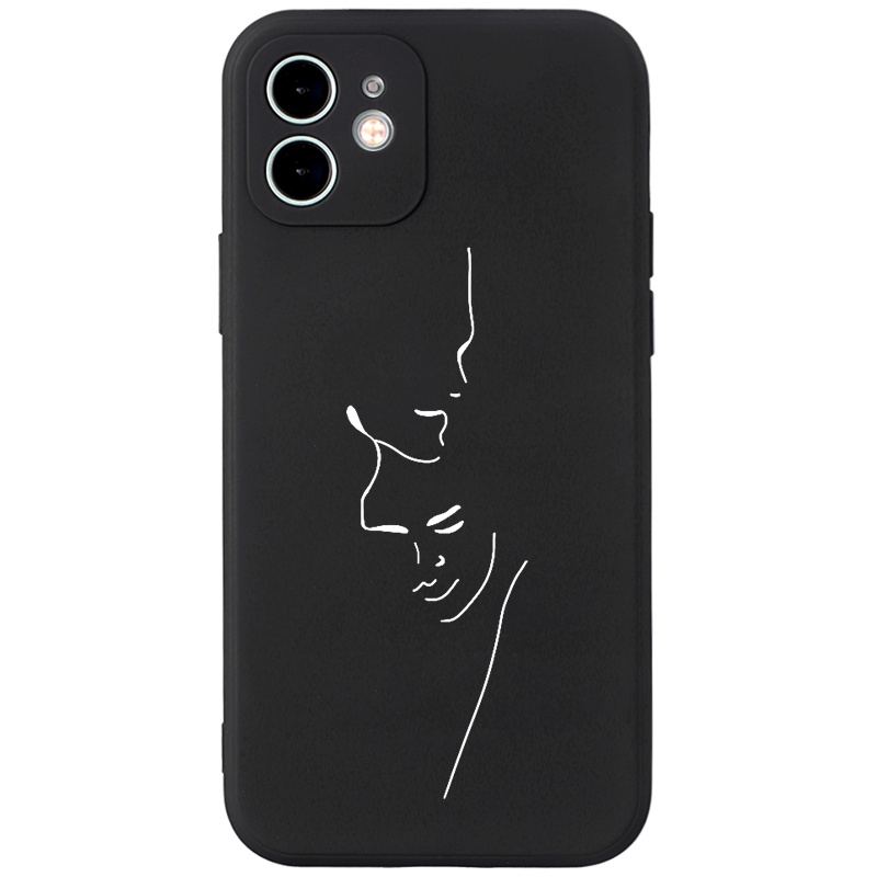 Ốp lưng GUMAN chống sốc cặp đôi dễ thương đẹp cho iPhone 14 13 12 11 Pro Max SE 2020 X XR XS 8 7 ip 6S 6 Plus kute XYB260