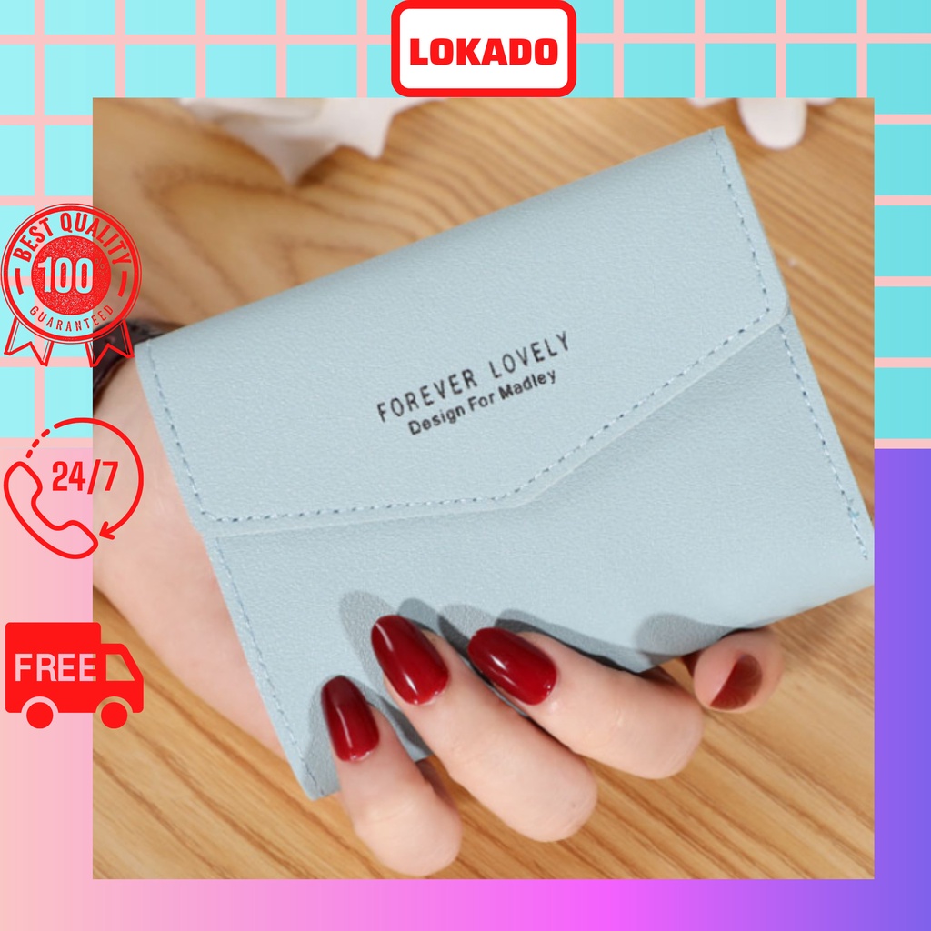 Ví nữ mini cao cấp ngắn cute nhỏ gọn bỏ túi thời trang giá rẻ LOKADO HY197
