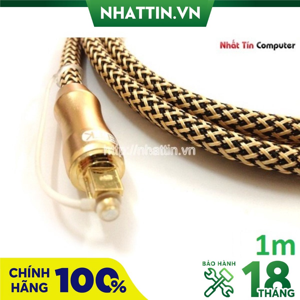 Cáp Quang Audio ETK dài 1m - Mạ vàng 24k