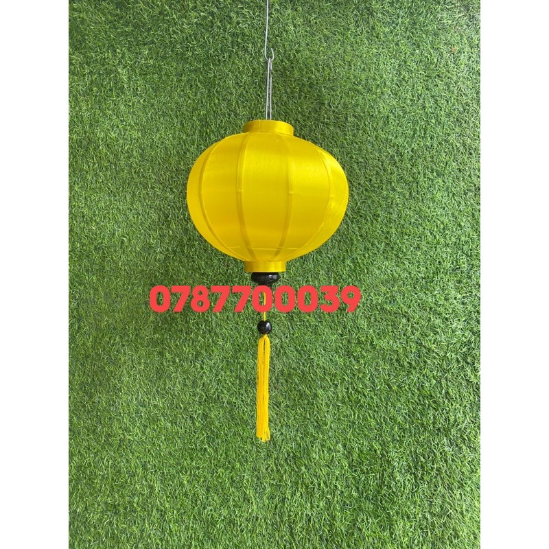 Lồng đèn Hội an phi trơn treo ngoài trời 30cm