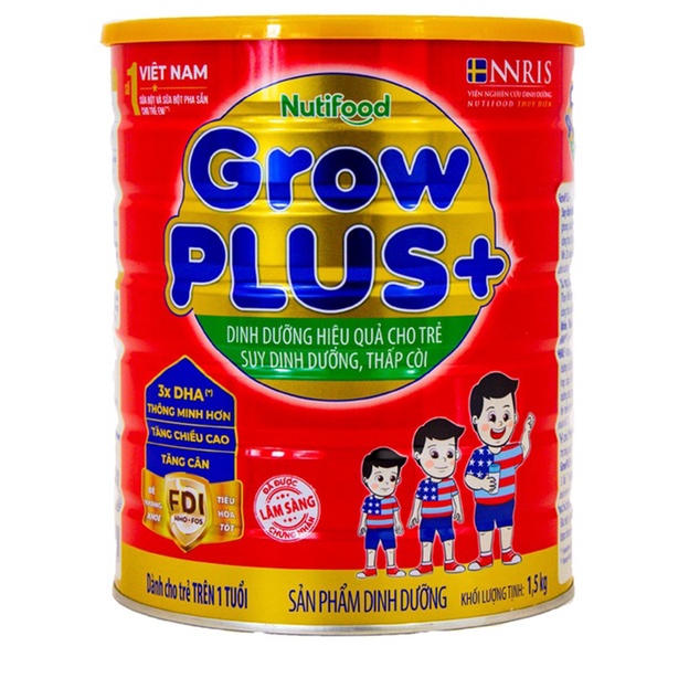 Sữa Nutifood Grow Plus + 1,5kg HSD 2025
