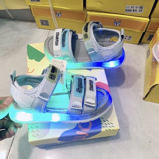 Sandan 3 quai có đèn led cho bé trai mềm êm size 22-26