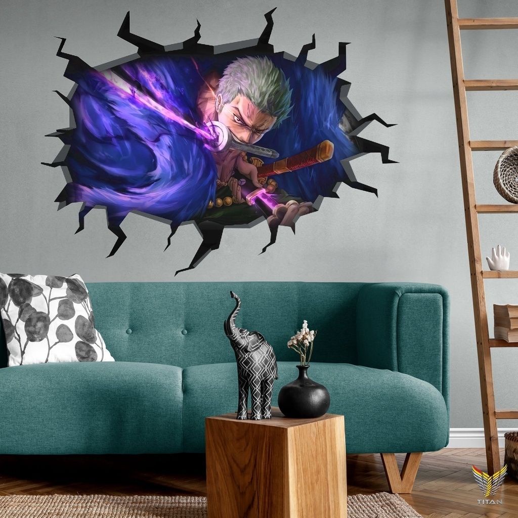 Tranh dán tường chủ đề Anime 3D, tranh decor trang trí nhà cửa siêu bền đẹp, dán các bề mặt, nhiều loại kích thước | BigBuy360 - bigbuy360.vn