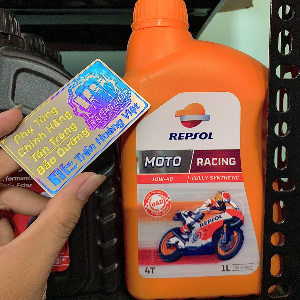 [Có Vòi - Hàng Châu Âu] Nhớt Repsol Racing 4T 10W40 Full Tổng Hợp Chính Hãng