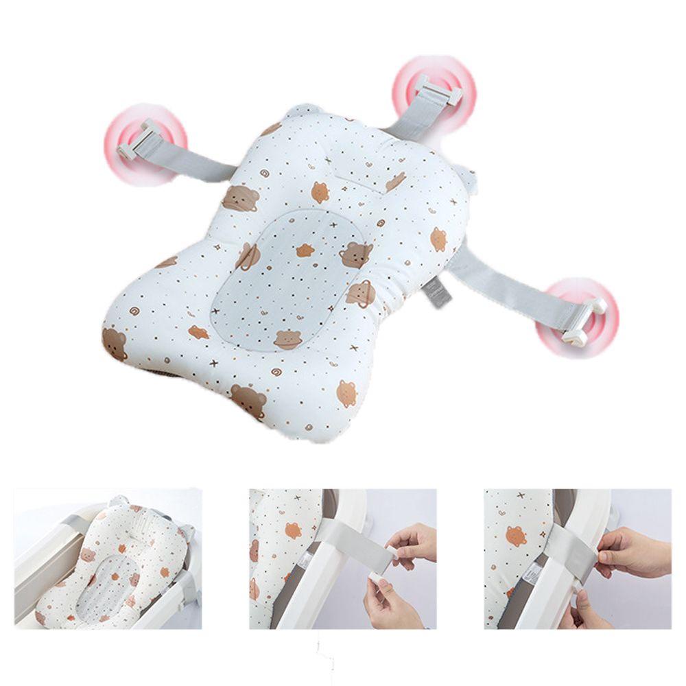 Đệm Tắm Chống Trượt Hình Gấu Dễ Thương Cho Bé Sơ Sinh