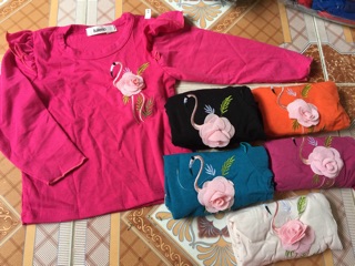 Áo phao cổ lông cho bé