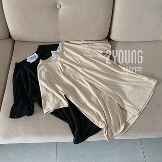Áo thun tăm basic [2YOUNG] A1637 (ảnh thật)