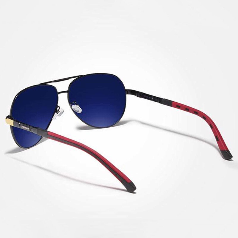 Kính Mát Phân Cực Phân Cực Gọng Nhôm Phong Cách Cổ Điển Thời Trang Cho Nam Và Nữ