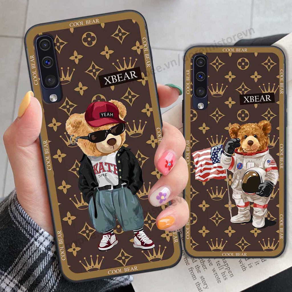 Ốp Samsung A30s / A50 / A50s / A70 cool cat dor@emon, cute bear, thương hiệu phong cách ốp lưng cao cấp