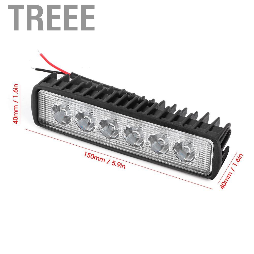 [Seller Recommend]Đèn Led Chống Sương Mù Treee 18w 800lm 6 Bóng Cho Xe Mô Tô Xe Tải