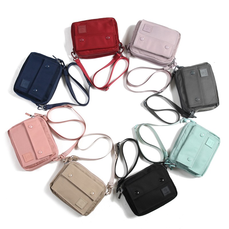 Túi Đeo Vai Hình Vuông Chất Liệu Nylon 100% Chống Thấm Nước Thời Trang Cho Nữ 5129 #